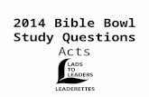 OACOC 2014 bible bowl study questions