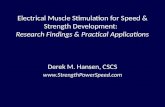Electrical Muscle Stimulation for Speed and Strength Development - Derek Hansen