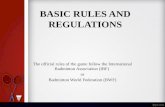 Basic rules and regulations