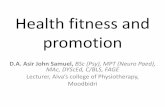 Health fitness and promotion, based on ACSM
