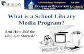What is a School Library Media Program?