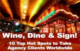 10 Hot Spots to Take Agency Clients Worldwide