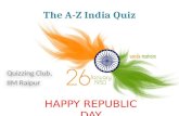 A-Z on India - Republic Day Quiz 26-01-2013