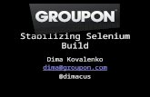 Stabilizing SE Build - Selenium conf 2013