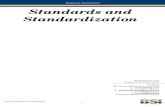 Standards & standardization handout