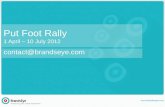 Put Foot Rally 2012