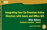 Integrating your on-premises Active Directory with Azure and Office 365