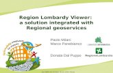 Region Lombardy Viewer: a solution integrated with Regional geoservices