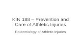 Kin 188  Epidemiology Of Athletic Injuries