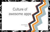 Culture of  awesome apps mobile