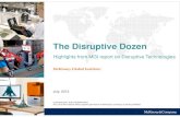 NASSCOM Engineering Summit 2013: The Disruptive Dozen - McKinsey Global Institute