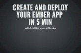 Create and Deploy Ember in 5 Minutes with Middleman