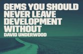 Gems You Shouldn't Leave Development Without