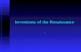 Renaissance inventions pp