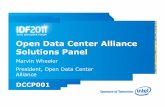 ODCA Solutions Panel at IDF 2011