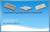 Implementing sql server always on