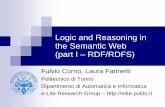 Logic and Reasoning in the Semantic Web (part I –RDF/RDFS)