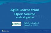 Agile Learns From Open Source