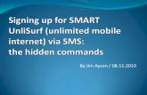 How to sign up for SMART Unlimited Mobile Internet using SMS