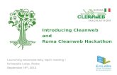03 Cleanweb and Roma Cleanweb Hackathon
