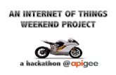 Smart Ride - our winning Internet of Things hack at the weekend Apigee hackathon