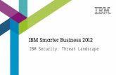 IBM Smarter Business 2012 - IBM Security: Threat landscape