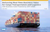Delivering Real-Time Business Value for Cargo Transportation and Logistics