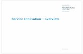 Service innovation overview
