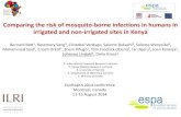 Comparing the risk of mosquito-borne infections in humans in irrigated and non-irrigated sites in Kenya