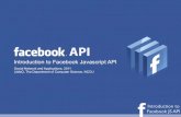 Introduction to Facebook Javascript SDK (NEW)