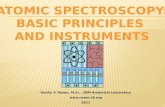 Atomic Spectroscopy: Basic Principles and Instruments