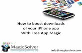 How to boost downloads of your app with Free App Magic by MagicSolver for iOS developers, June 2011