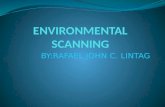 Environmental scanning ppt. ict.