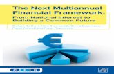 The Next Multiannual Financial Framework: From National Interest to Building a Common Future