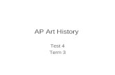 Ap art history test 4 term 3