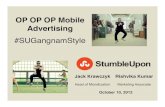 StumbleUpon Mobile Advertising Webinar Recap - Oct 2012