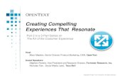OpenText Forrester Compelling Experiences Webinar-June 26, 2013