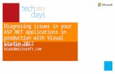 Diagnosing issues in your ASP.NET applications in production with Visual Studio 2012