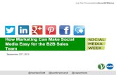 Using Social Media to Support B2B Sales - MaRS Best Practices