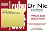 RubyEnRails2007 - Dr Nic Williams - Keynote