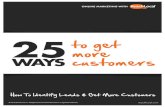 25 Ways to Get New Customers