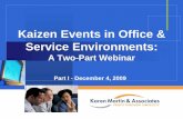 Kaizen Events in Office & Service Environments (Part 1 of 2)