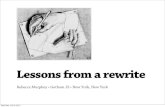 Lessons from-a-rewrite-gotham