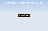 Symfony: A Brief Introduction