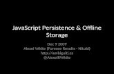Persistent Offline Storage White