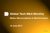 2014 Tech M&A Monthly - Myths, Misconceptions, & Misinformation