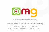 Top 5 Tips B2B Social Media Marketing