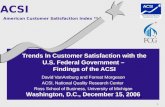 Trends In Customer Satisfaction