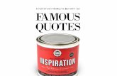 My favorite (but not-so) Famous Quotes
