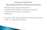 Development communcation final 2013